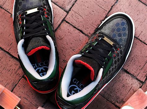 gucci print jordans|Air Jordan 3 “Gucci” Custom .